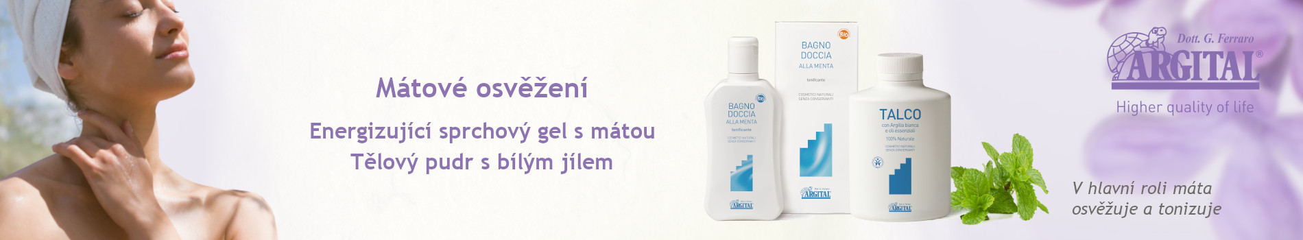 Letní mátové osvěžení Argital
